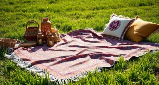 stylish and comfy picnic blankets