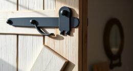 stylish barn door hardware