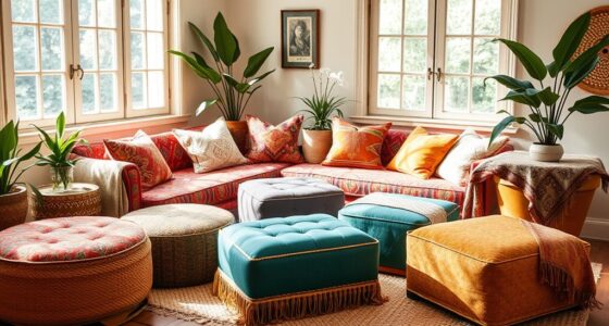 stylish boho ottoman collection
