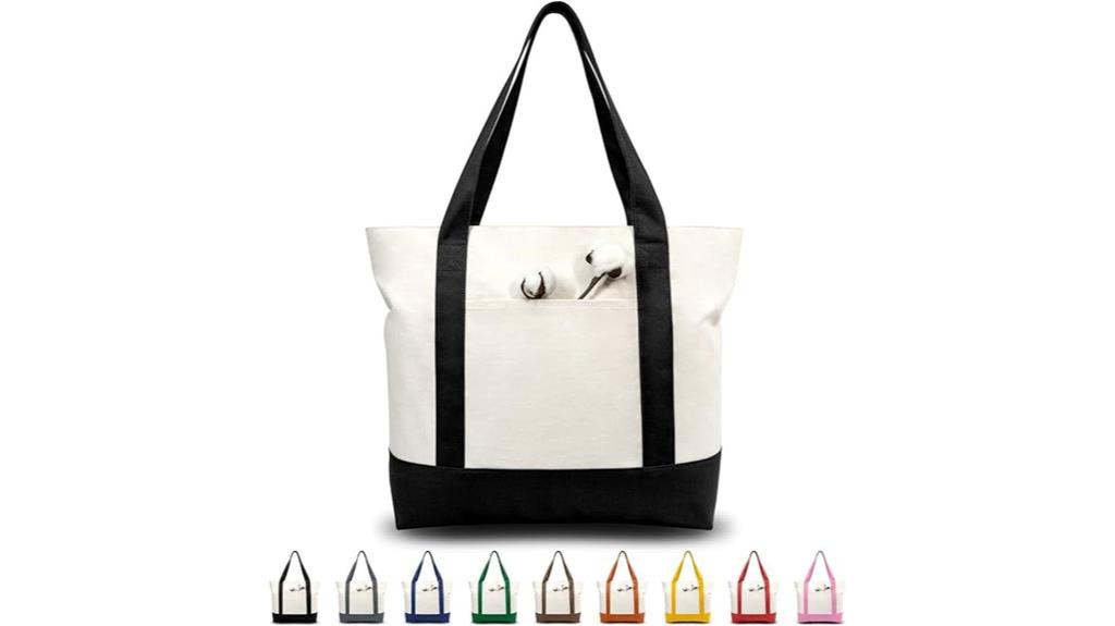 stylish canvas tote bag