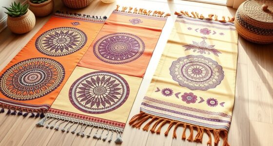 stylish comfortable boho yoga mats