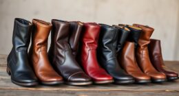 stylish durable leather boots