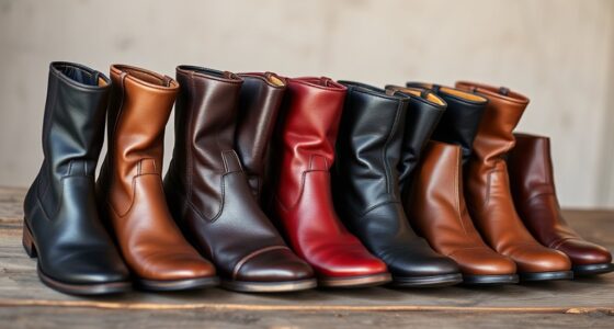 stylish durable leather boots