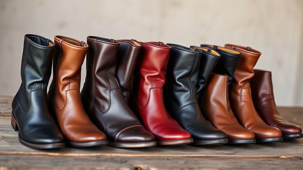 stylish durable leather boots