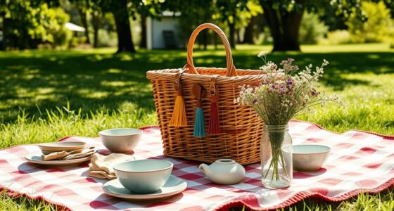 stylish functional boho baskets