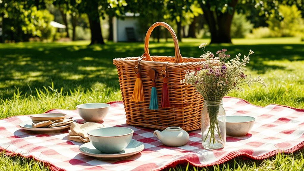 stylish functional boho baskets