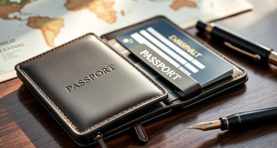 stylish secure travel wallets