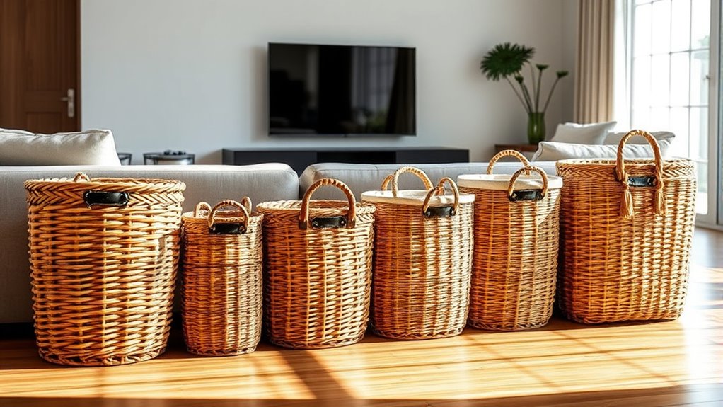 stylish wicker storage solutions