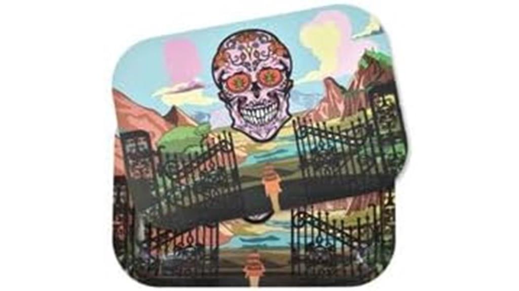 sugar skull mountain scene