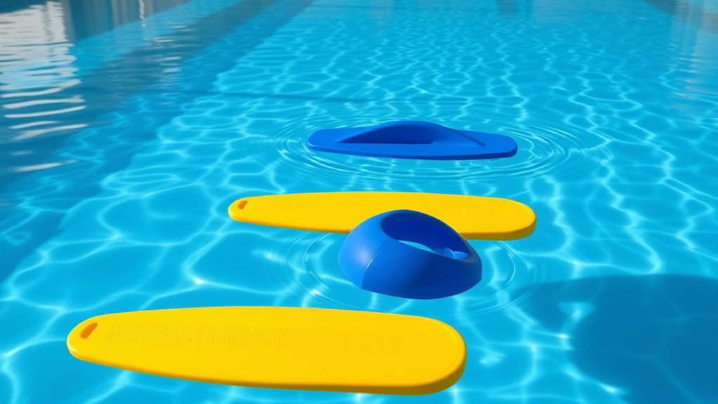 swim technique with tools