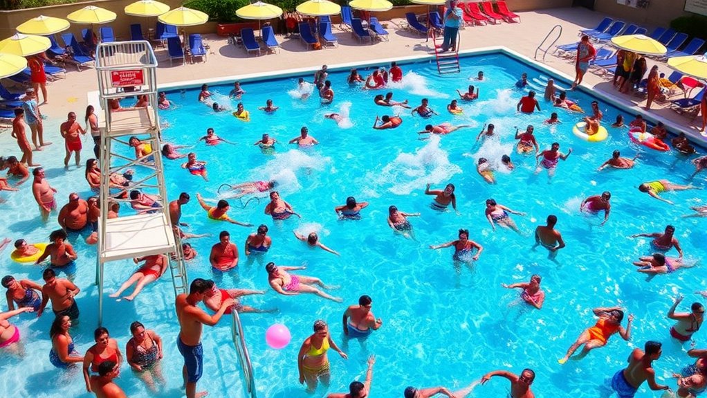 swimmer capacity and safety