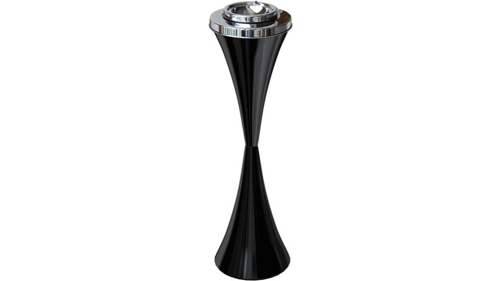 tall outdoor windproof ashtray