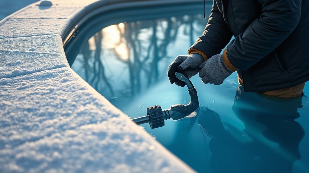 thorough pool cleaning inspection