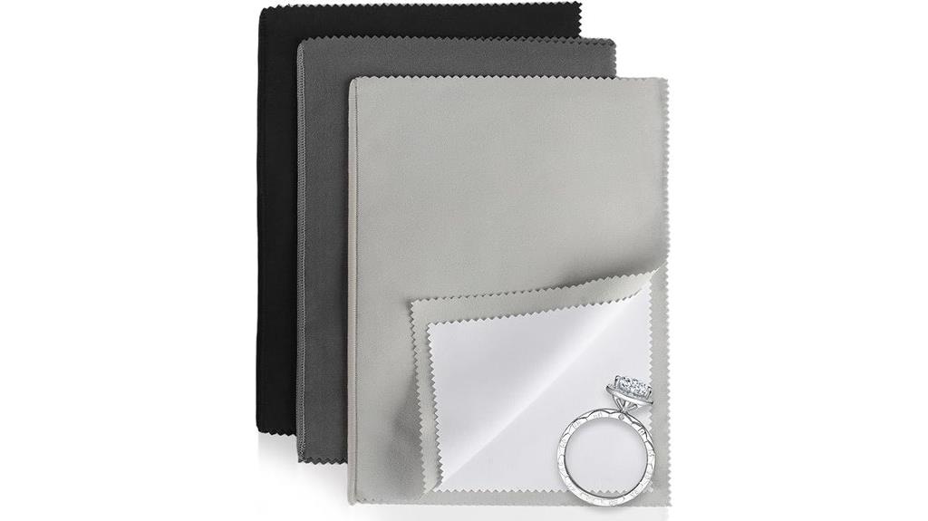 three piece jewelry cloth
