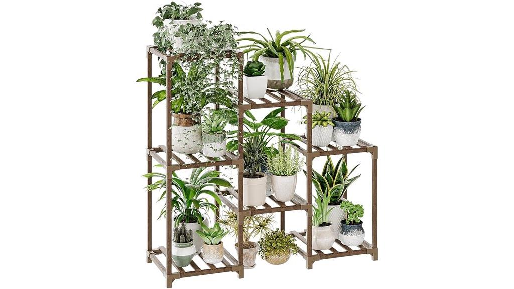 three tier indoor outdoor plant stand