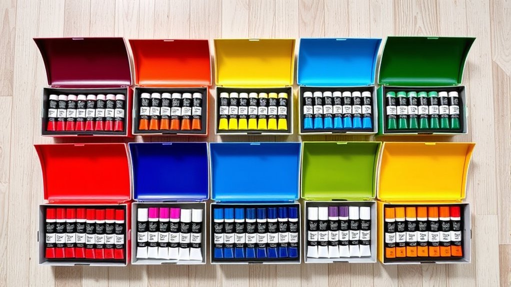 top acrylic paint sets