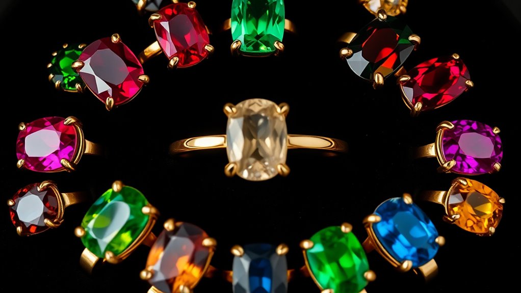 top birthstone ring selections