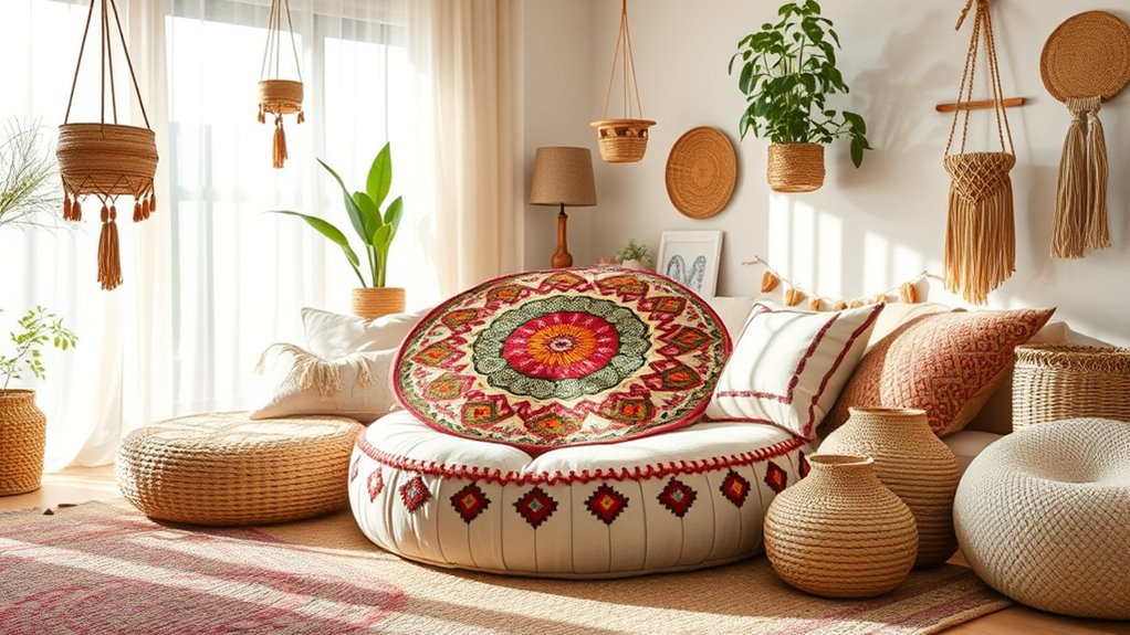 top bohemian pouf selections