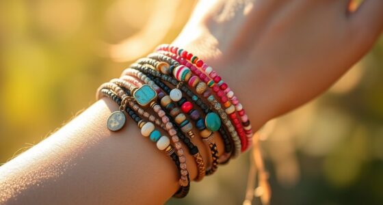 top boho stack bracelets