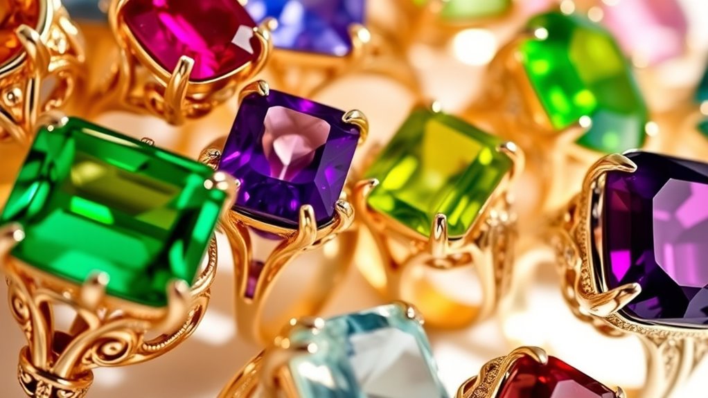 top gemstone cocktail rings