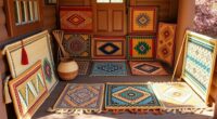 top hand woven boho doormats