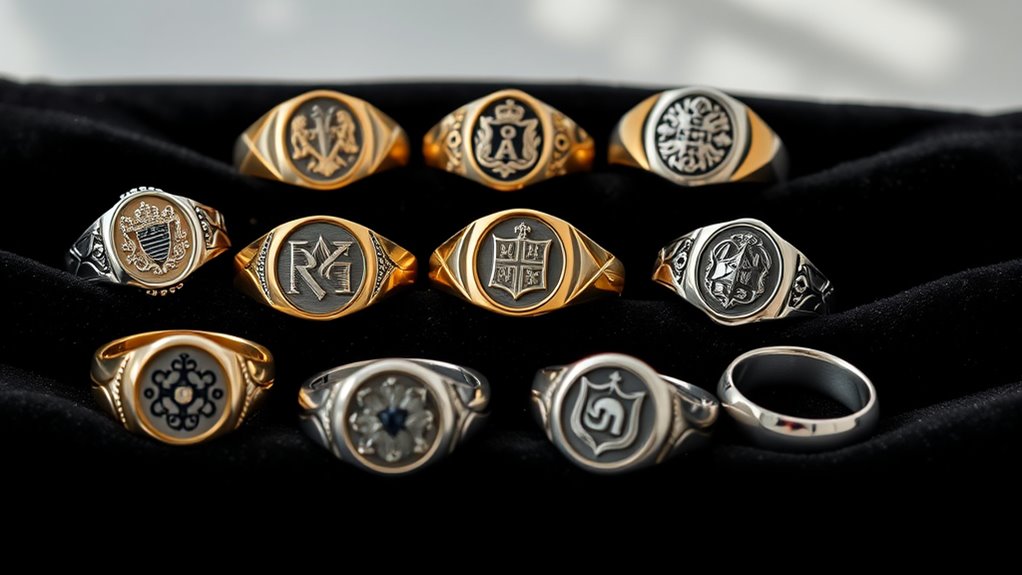 top men s signet rings