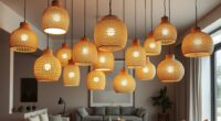 top rattan pendant lights