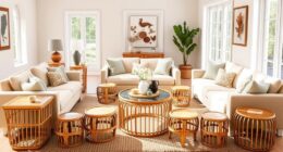 top rattan side tables