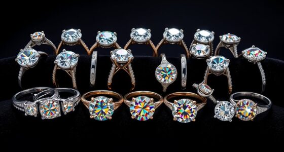 top sparkling moissanite rings
