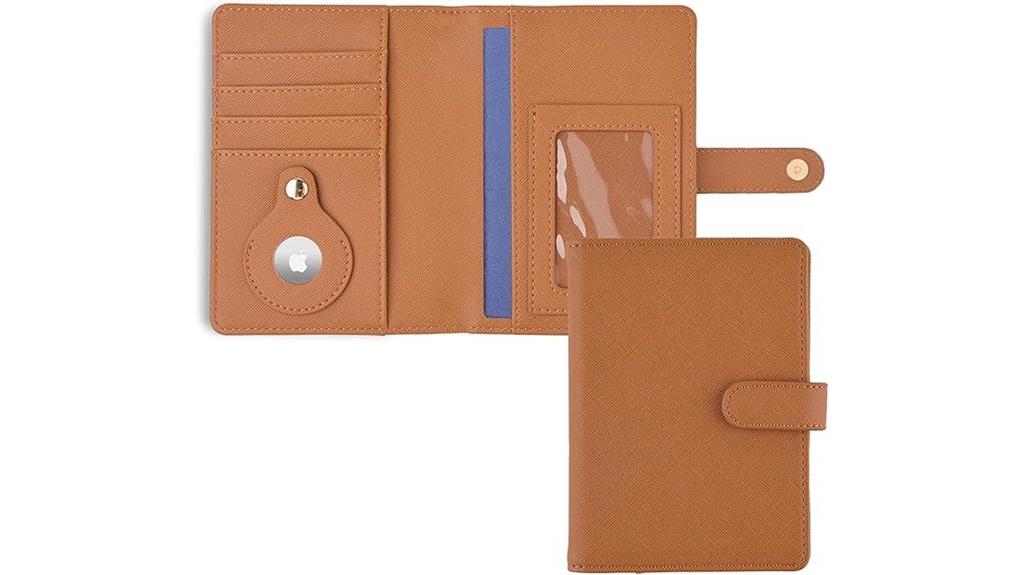 travel passport cover with card slots