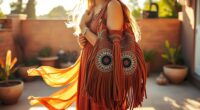 trendy boho fringe bags