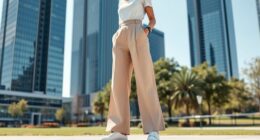 trendy comfortable wide leg pants