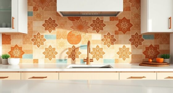 trendy peel and stick backsplashes