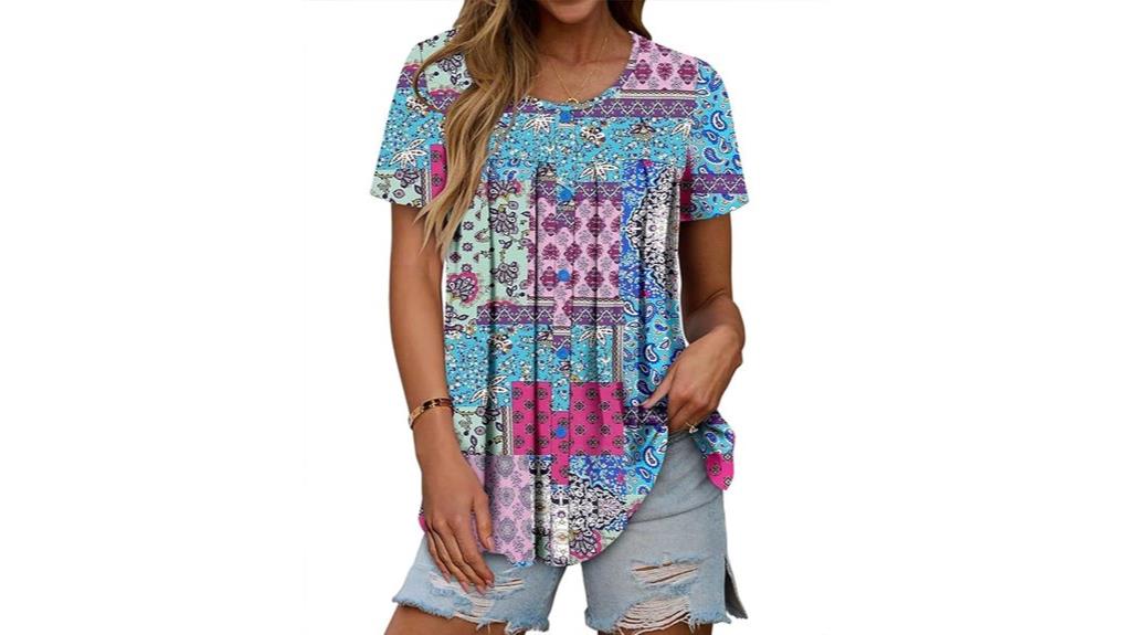 trendy pleated summer blouses