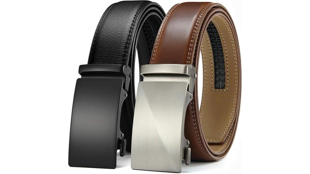 two leather belt pack
