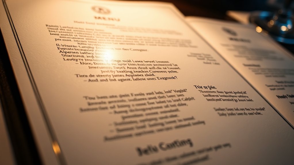 understanding fine dining terminology