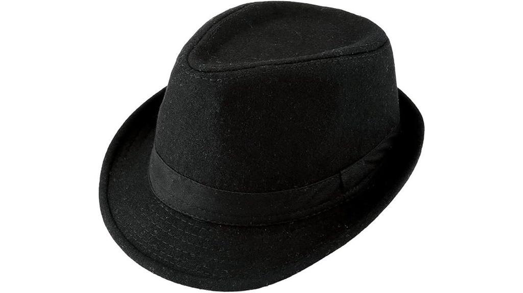 unisex classic trilby fedora