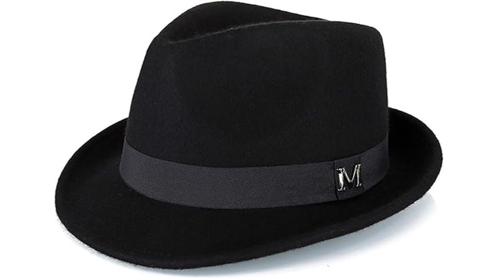 unisex wool panama fedora