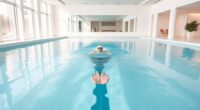 use mirrors to improve swimming