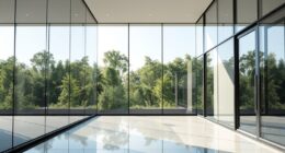 use transparent glass edges