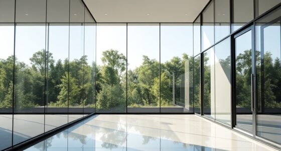 use transparent glass edges