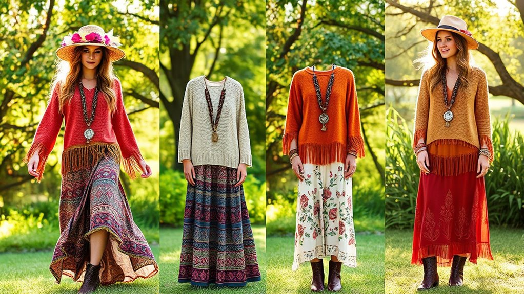 versatile sustainable boho layering