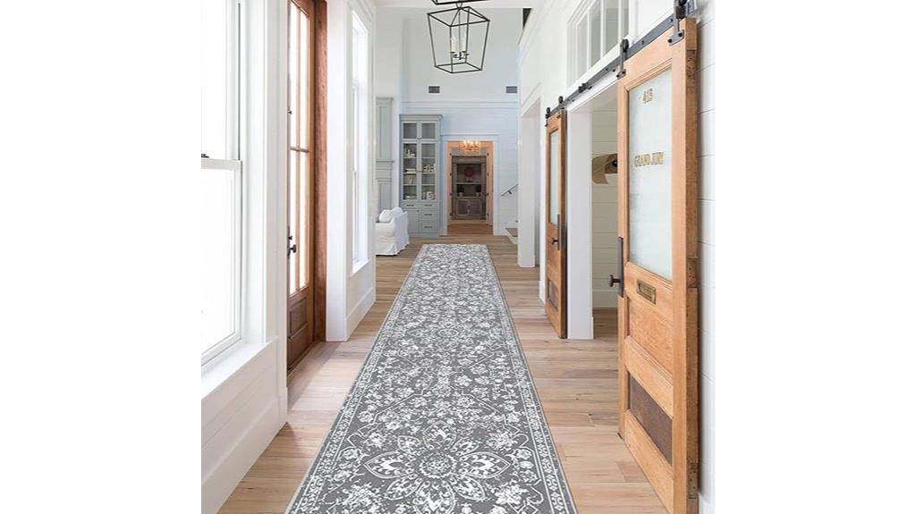 vintage floral runner rug