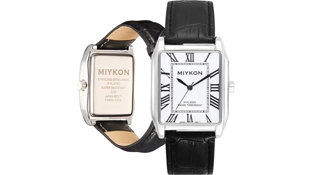 vintage leather strap watch