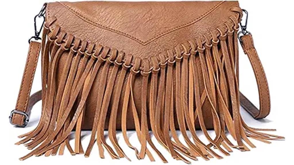 vintage vegan tassel purse