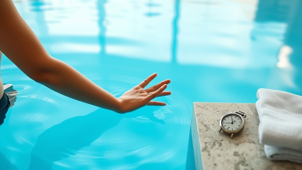 warm up stretch swim basics