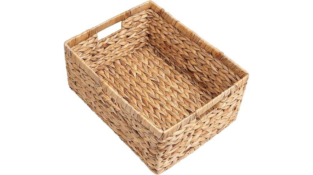 water hyacinth storage basket