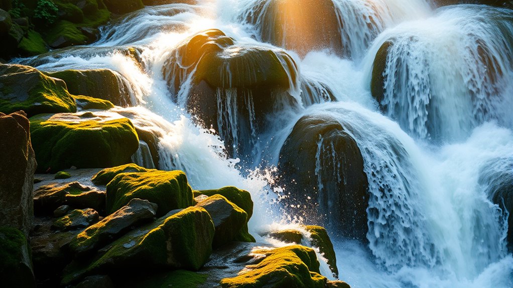 waterfall noise mood adjustment