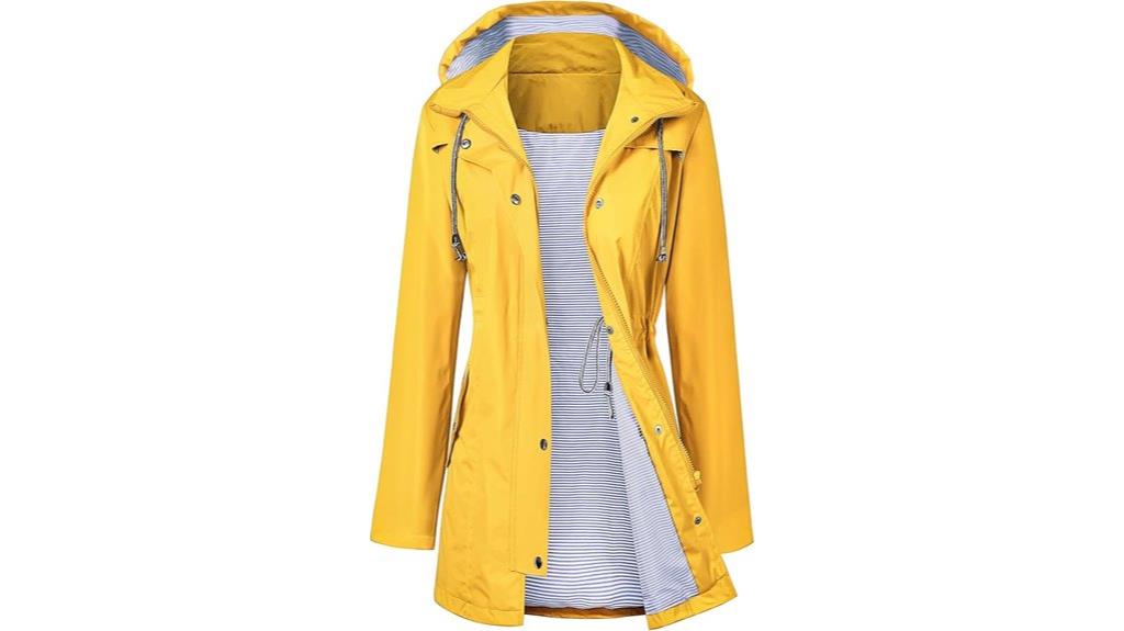 waterproof hooded raincoat