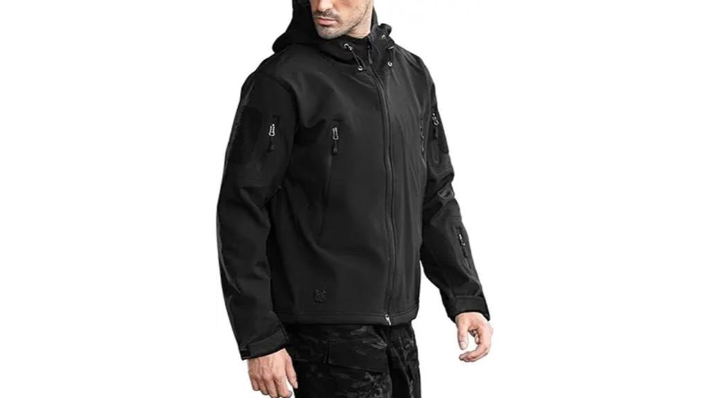 waterproof tactical hooded jacket